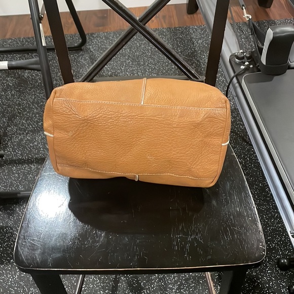 Furla hobo handbag. Pebble grain leather. Brown braided handles. - Picture 3 of 4